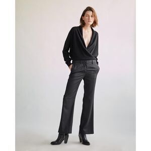 Nili Lotan 100% wool mid rise Maxine pant